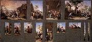 Francisco Bayeu Painting with Thirteen Sketches oil